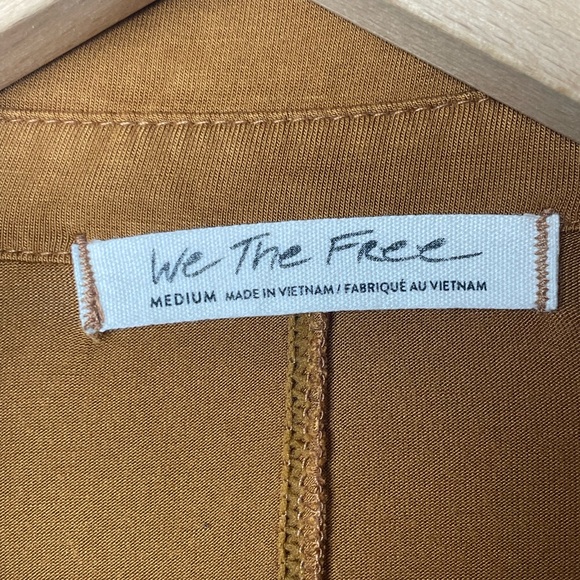 We The Free Andy Oversized Slouchy Blouse Button Down Size M - Picture 6 of 6